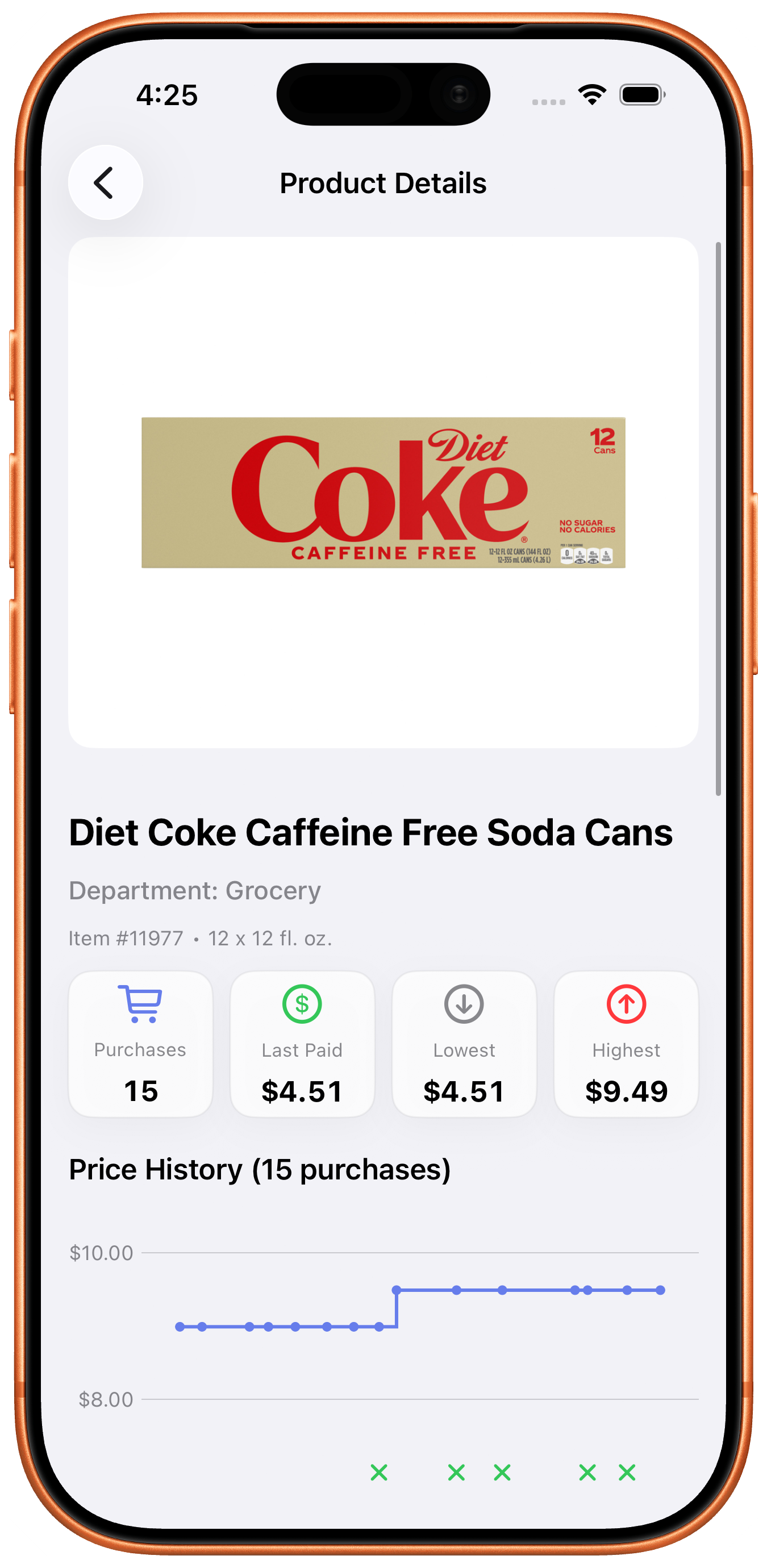 Figgure coupon clipping screen