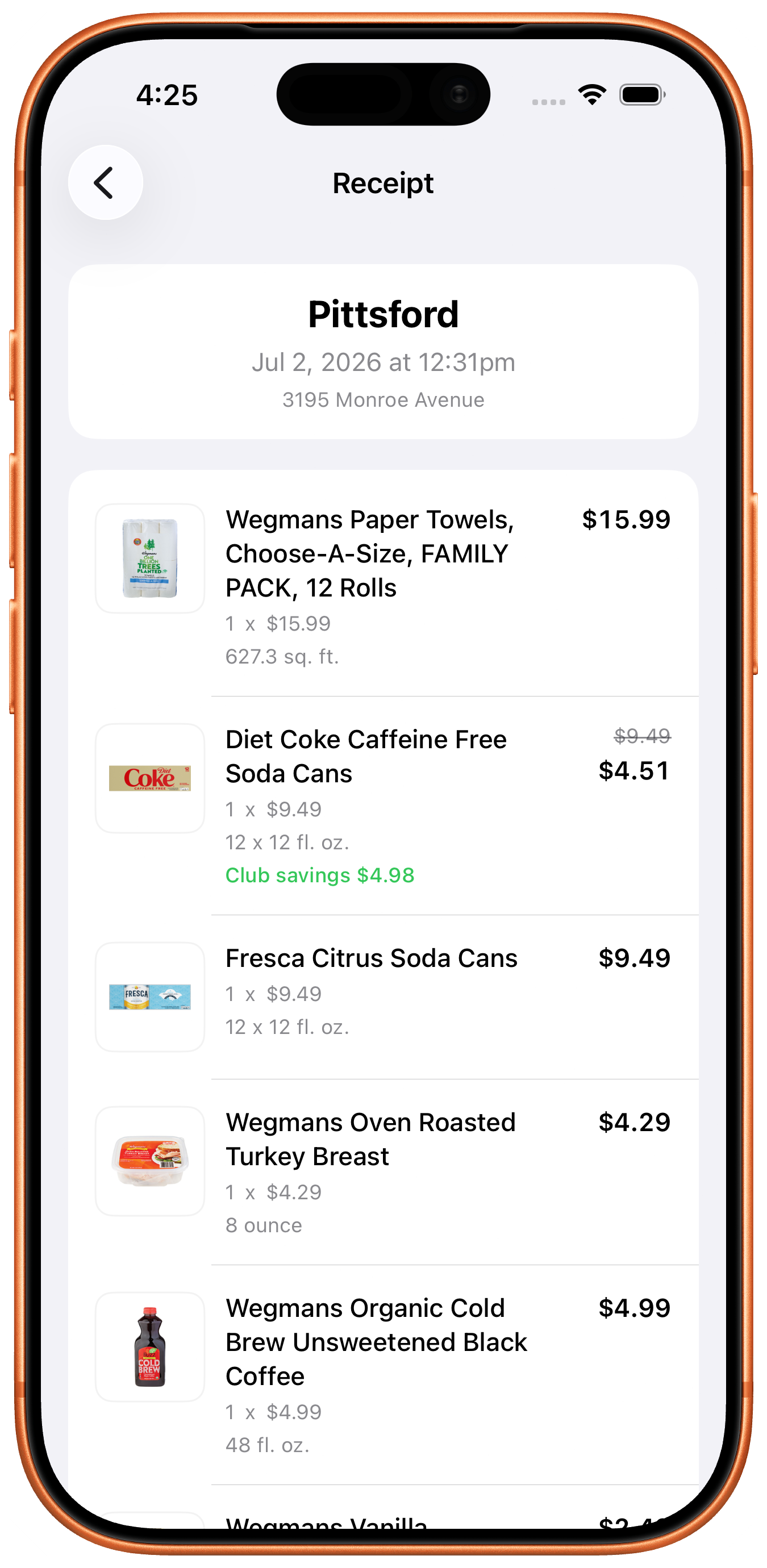 Figgure product ranking screen